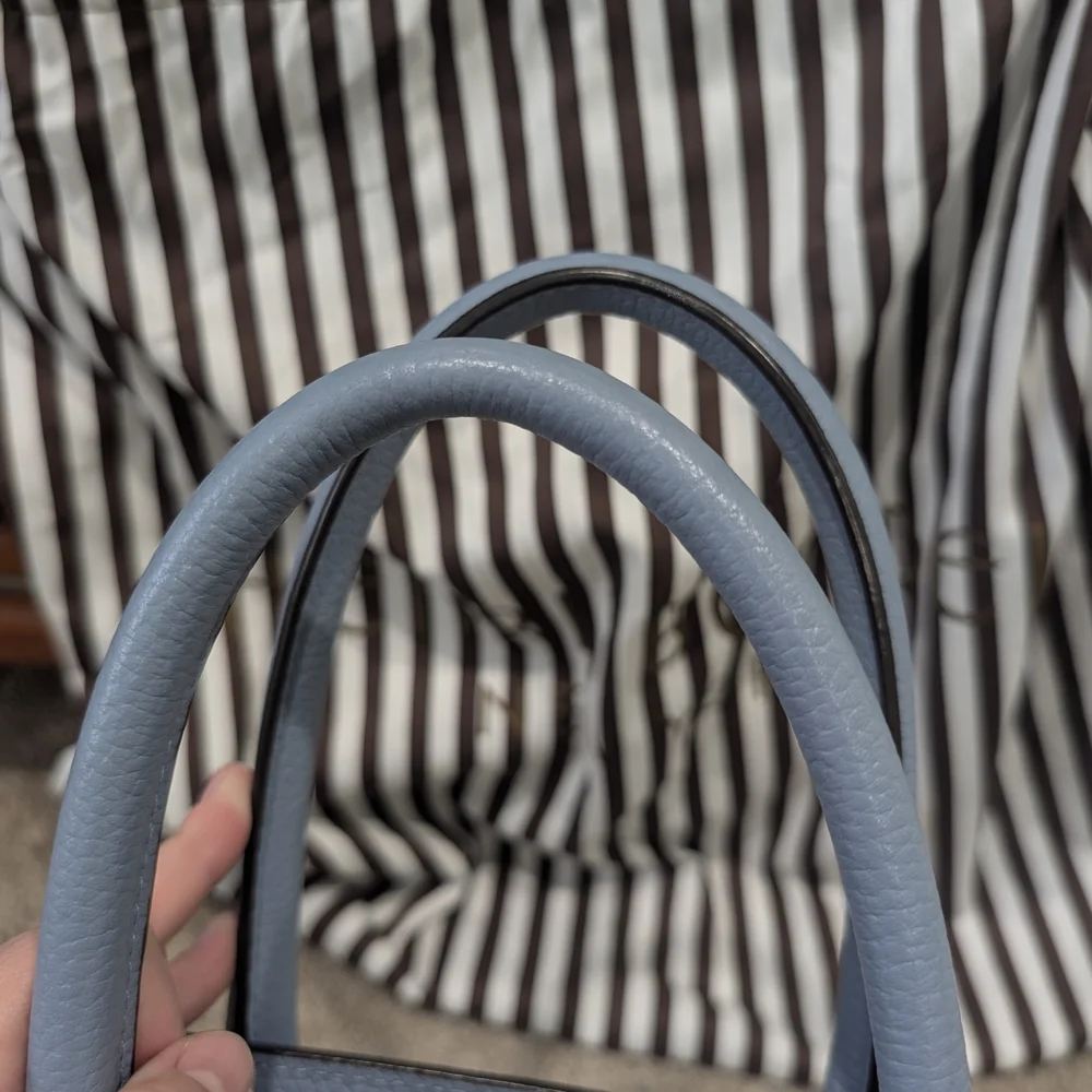 Henri Bendel Light Blue Satchel Bag - Picture 6 of 12